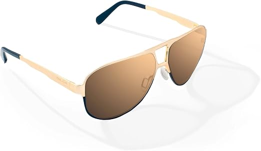 Bajío Clink Gold Polarized Sunglasses – Medium Wrap – XL Fit