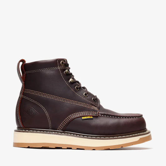 BONANZA FRONTIER DUAL  MOC TOE CRAZY Burgundy BOOT