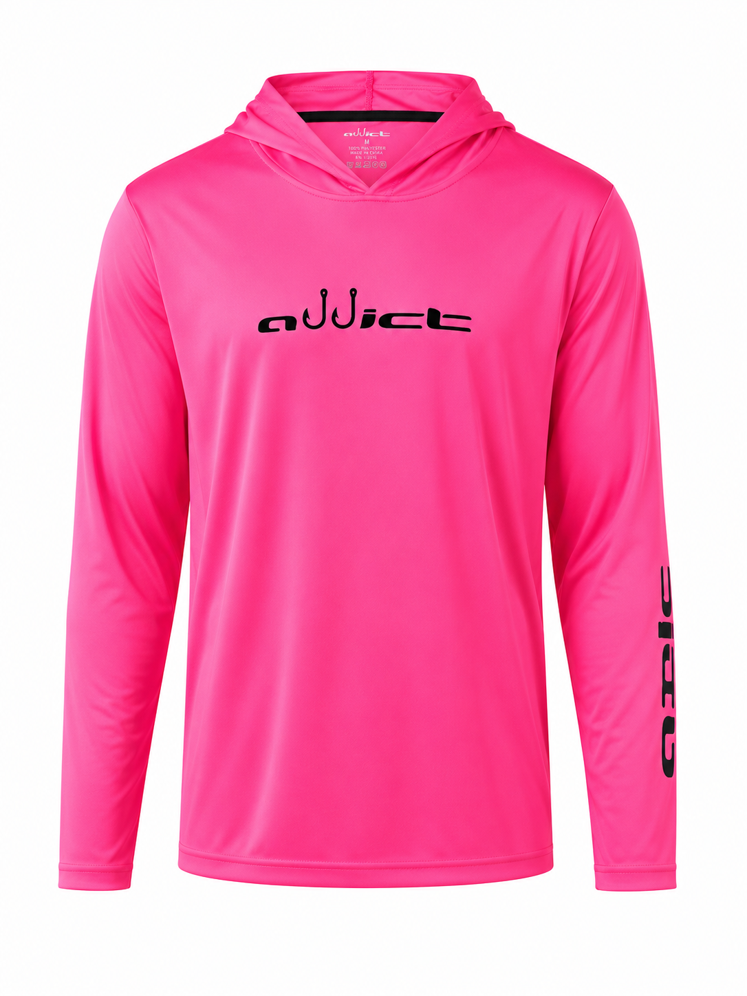 ADDICT HIGH PERFORMANCE OFFSHORE GEAR HOODED LONG SHIRT PINK